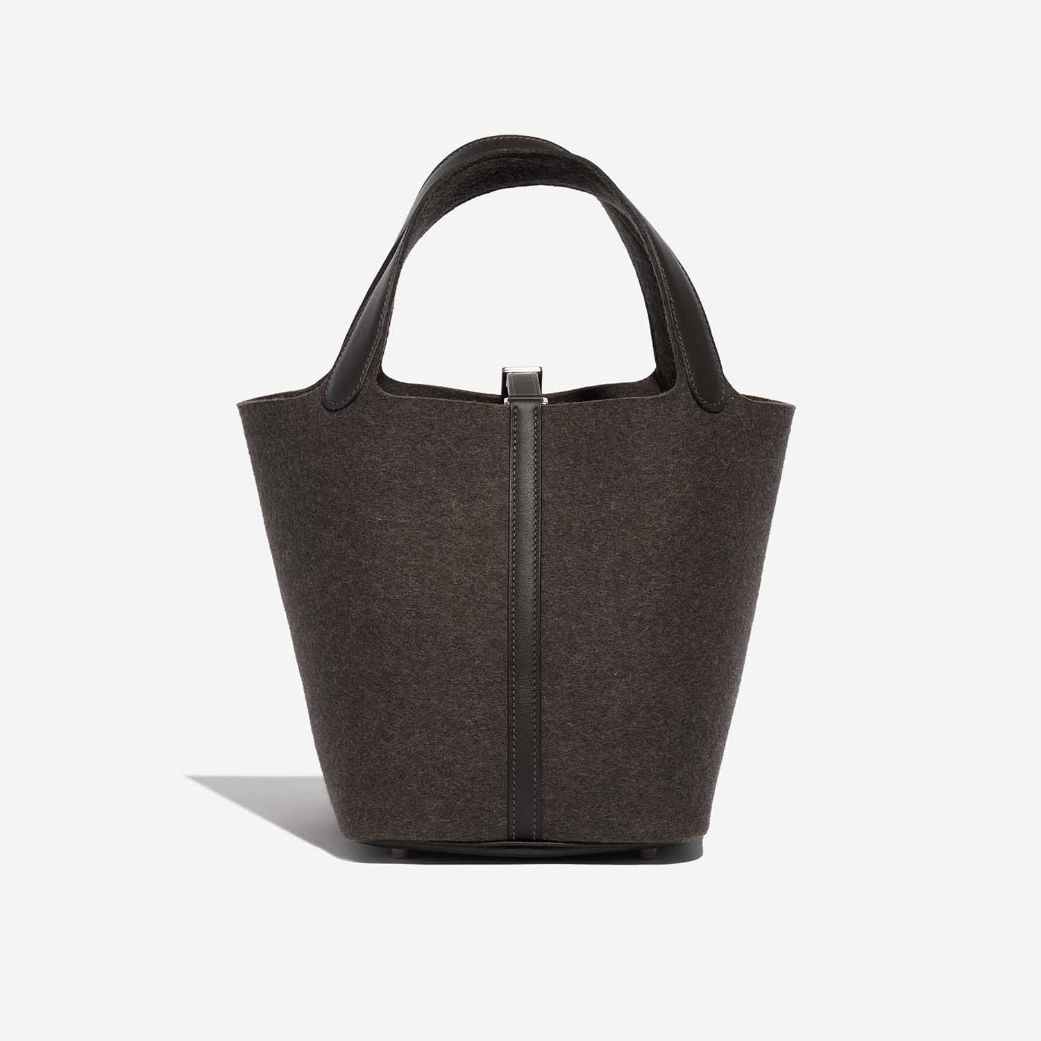 Pre-owned Hermès Tasche Picotin 22 Swift / Filzschutz Ebene Brown Back | Verkaufen Sie Ihre Designer-Tasche auf Saclab.com