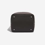 Pre-owned Hermès bag Picotin 22 Swift / Felt Ebene Brown Bottom | Sell your designer bag on Saclab.com