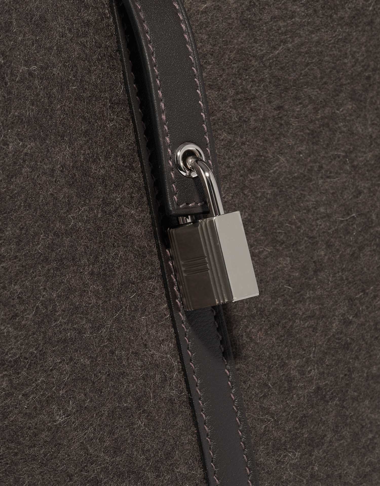 Gebrauchte Hermès Tasche Picotin 22 Swift / Filzschutz Ebene Braun Verschluss-System | Verkaufen Sie Ihre Designer-Tasche auf Saclab.com