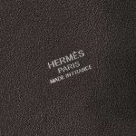 Pre-owned Hermès bag Picotin 22 Swift / Felt Ebene Brown Logo | Sell your designer bag on Saclab.com