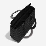 Pre-owned Dior bag Lady Large Calf Ultra Matte Black Black Inside | Sell your designer bag on Saclab.com