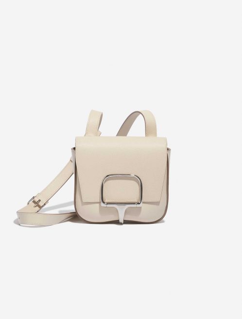 Pre-owned Hermès bag Cavalleria Mini Epsom Craie Beige Front | Sell your designer bag on Saclab.com