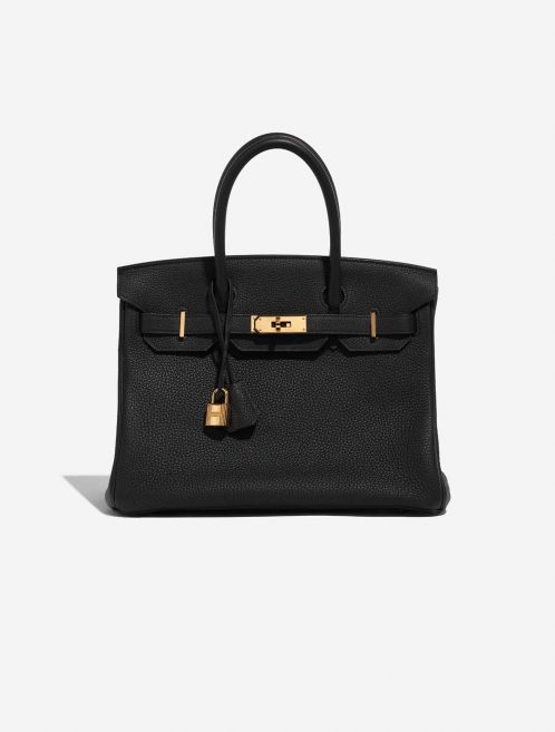 Sac Hermès Birkin 30 Togo Black Black Front | D'occasion Vendez votre sac de créateur sur Saclab.com
