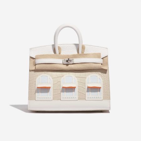 Hermès Birkin 20 Faubourg Matte Alligator / Togo / Epsom / Swift White ...