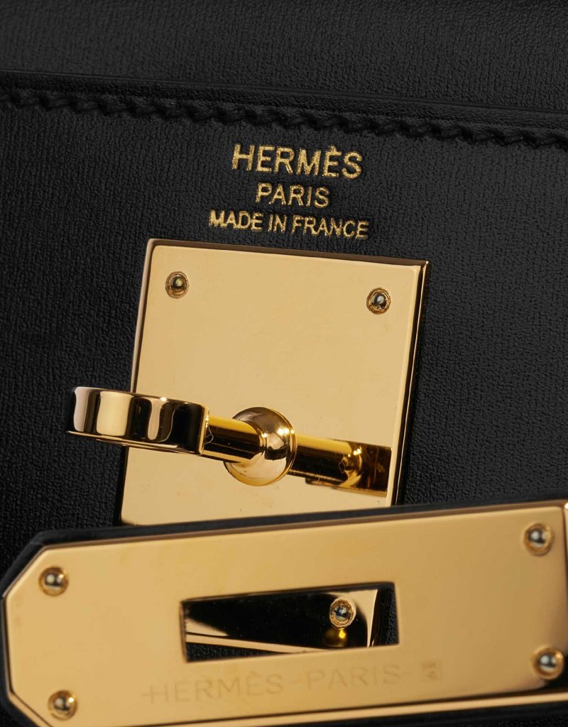 Hermès Kelly 28 Box Black | SACLÀB