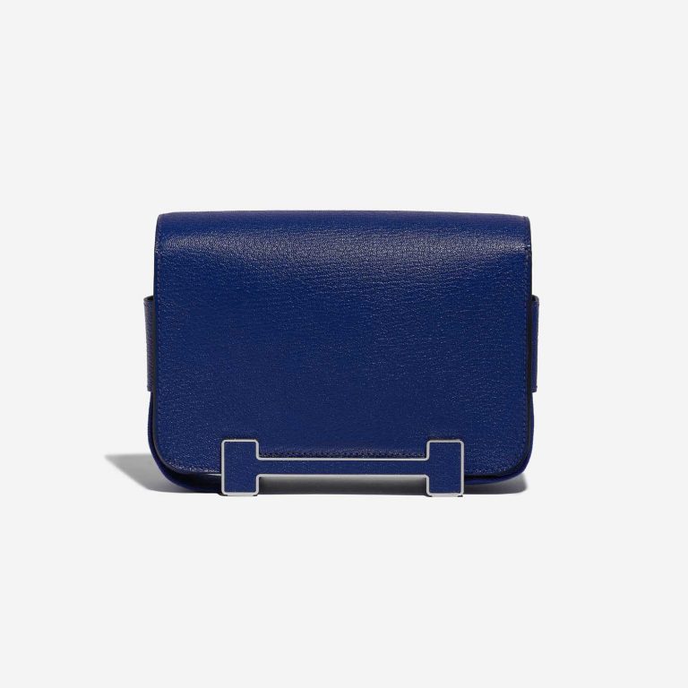 Pre-owned Hermès bag Geta 21 Chevre Mysore Blue Electrique Blue | Sell your designer bag on Saclab.com