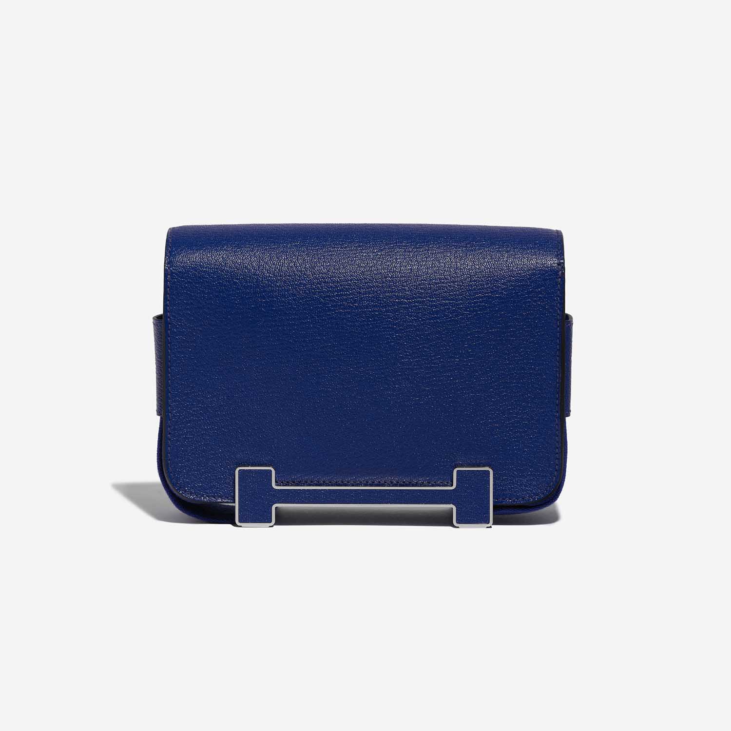 Gebrauchte Hermès Tasche Geta 21 Chevre Mysore Blue Electrique Blue | Verkaufen Sie Ihre Designer-Tasche auf Saclab.com