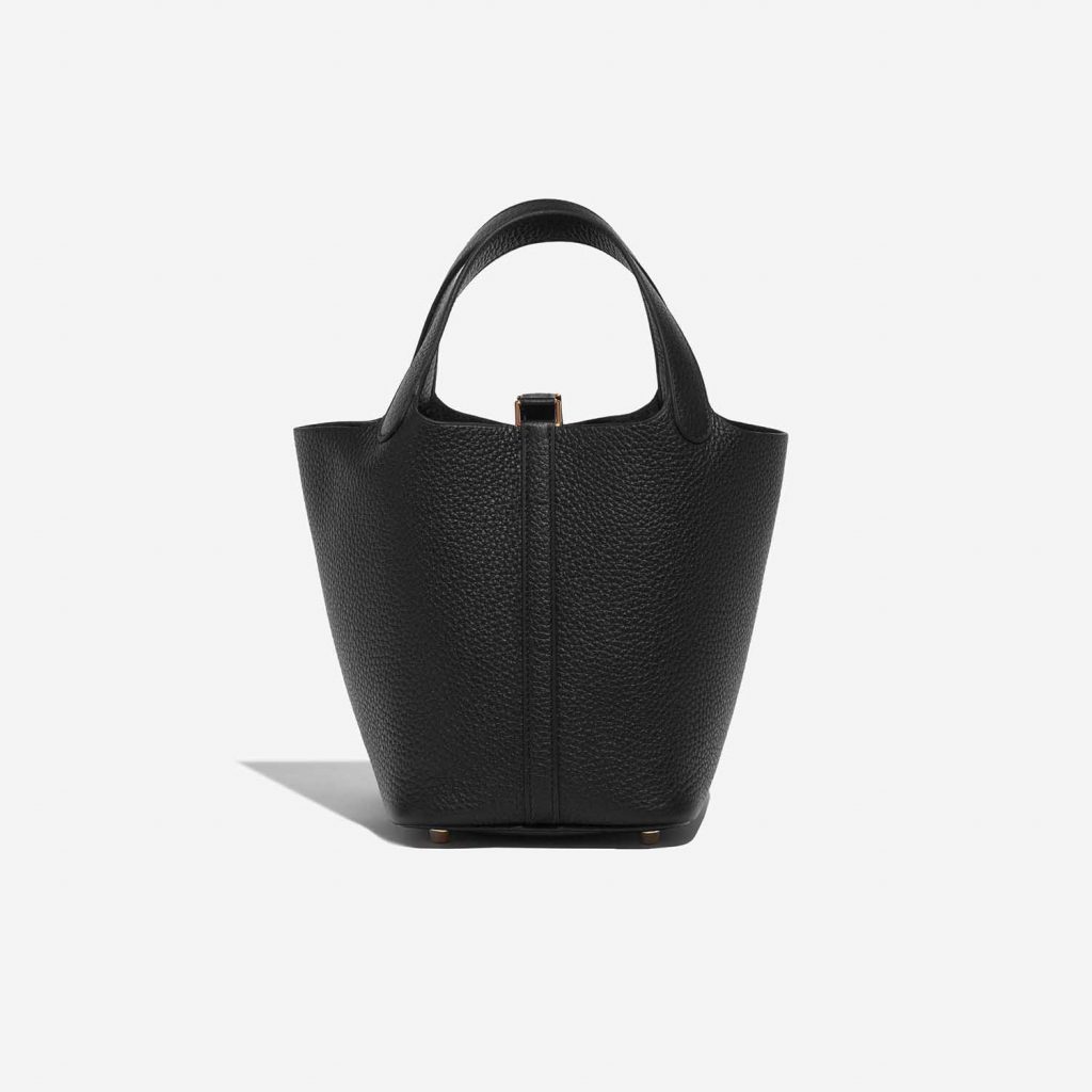 Hermès Picotin 18 Taurillon Clemence Black SACLÀB