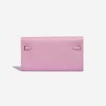 Pre-owned Hermès bag Kelly To Go Epsom Mauve Sylvestre Pink Back | Sell your designer bag on Saclab.com