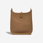 Pre-owned Hermès bag Evelyne 16 Taurillon Clemence Chai Brown Back | Sell your designer bag on Saclab.com