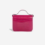 Pre-owned Hermès bag Constance 18 Alligator Framboise Pink Back | Sell your designer bag on Saclab.com