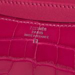 Pre-owned Hermès bag Constance 18 Alligator Framboise Pink Logo | Sell your designer bag on Saclab.com