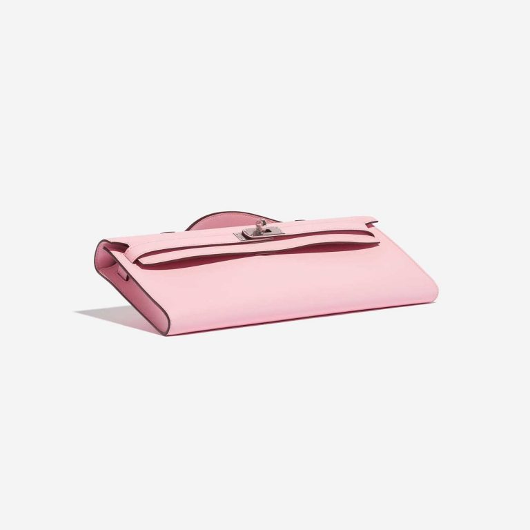 Pre-owned Hermès bag Kelly Cut Clutch Swift Rose Sakura Bottom | Sell your designer bag on Saclab.com