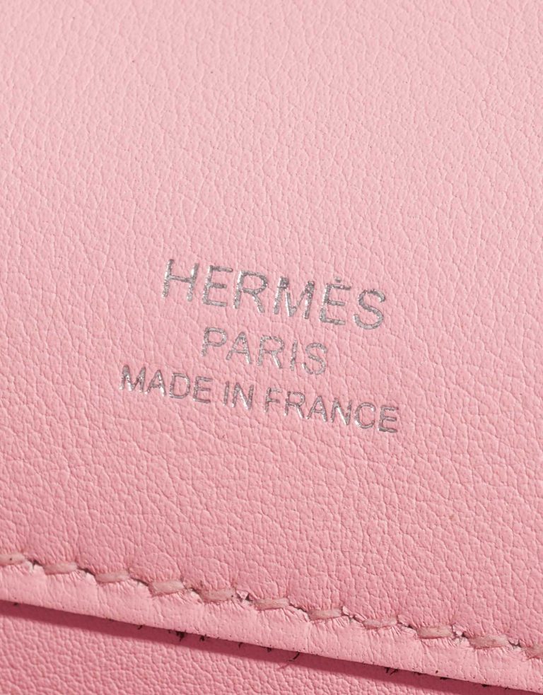 Pre-owned Hermès bag Kelly Cut Clutch Swift Rose Sakura Logo | Sell your designer bag on Saclab.com