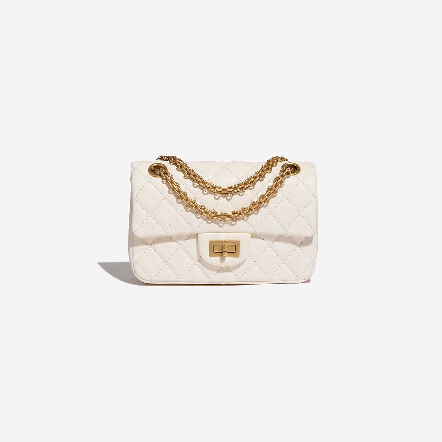 Chanel  Reissue Mini Aged Calfskin Ivory | SACLÀB