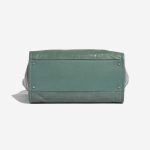 Pre-owned Chanel bag Deauville Medium Calf Light Green Green Bottom | Sell your designer bag on Saclab.com
