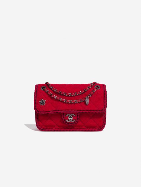 Pre-owned Chanel bag Timeless Medium Tweed Red Red Front | Sell your designer bag on Saclab.com