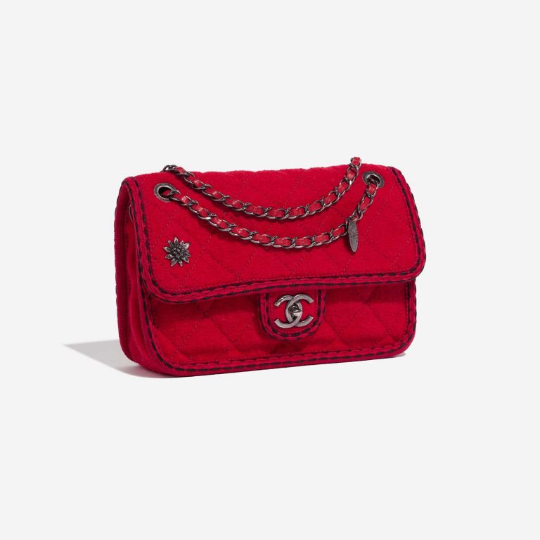 Pre-owned Chanel bag Timeless Medium Tweed Red Red Side Front | Sell your designer bag on Saclab.com