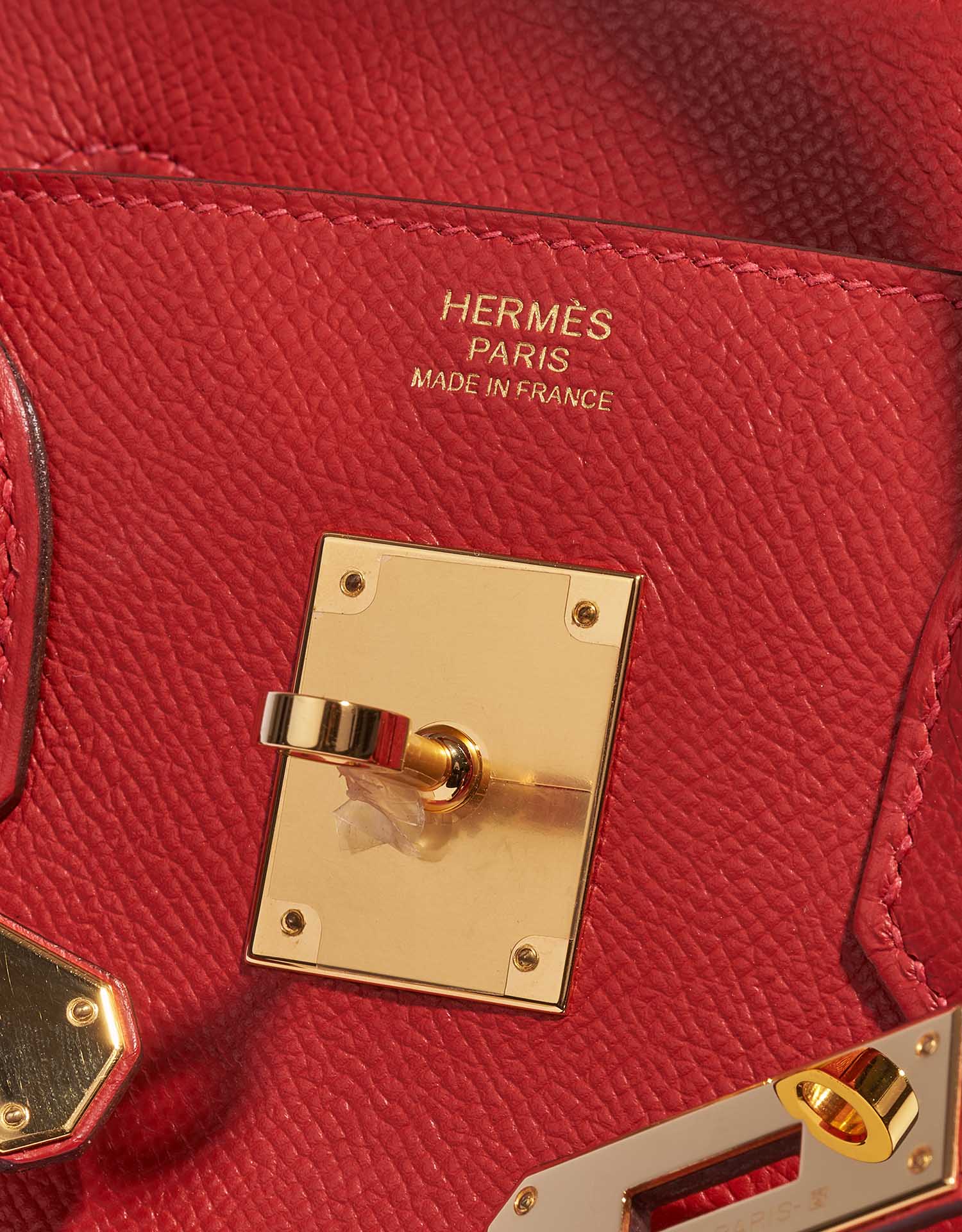 Preloved Excellent Hermes Birkin 30 Rouge Casaque Epsom PHW Q
