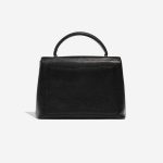Pre-owned Chanel bag Timeless Handle Medium Caviar Black Black Back | Sell your designer bag on Saclab.com