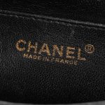 Pre-owned Chanel bag Timeless Handle Medium Caviar Black Black Logo | Sell your designer bag on Saclab.com
