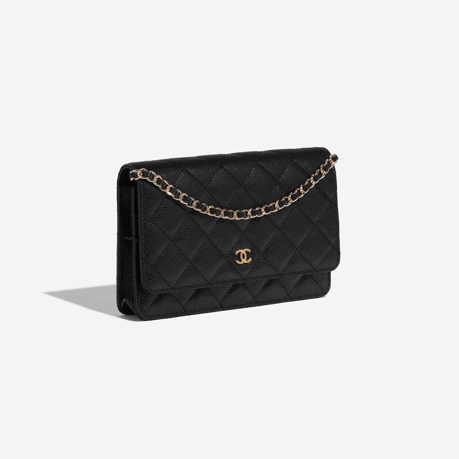 Pre-owned Chanel Tasche Timeless WOC Caviar-Leder Schwarz Schwarz Side Front | Verkaufen Sie Ihre Designer-Tasche auf Saclab.com