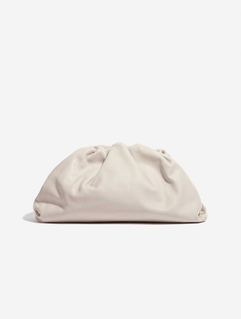 Pre-owned Bottega Veneta bag Pouch Calf Plaster Beige Front | Sell your designer bag on Saclab.com