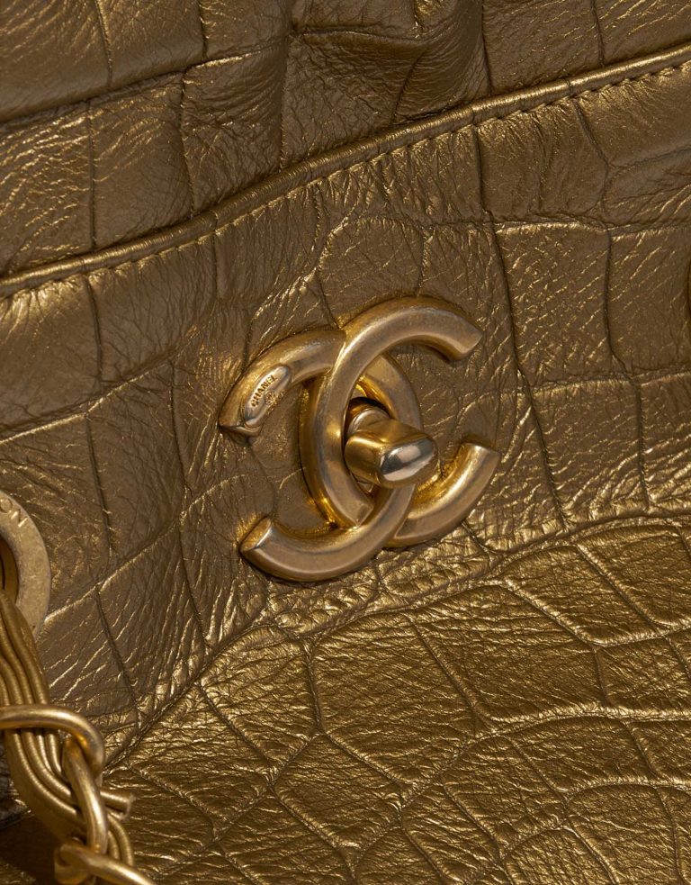 Sac Chanel d'occasion Shopping Tote Calf Gold Gold Front | Vendez votre sac de créateur sur Saclab.com