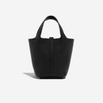 Pre-owned Hermès bag Picotin 18 Taurillon Clemence SO Black Black Back | Sell your designer bag on Saclab.com