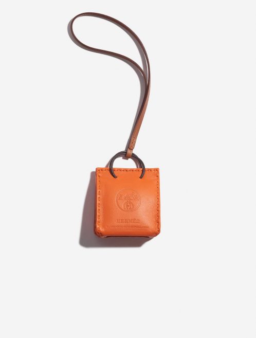 Pre-owned Hermès bag Sac Orange Milo Lamb Orange H Orange Front | Sell your designer bag on Saclab.com