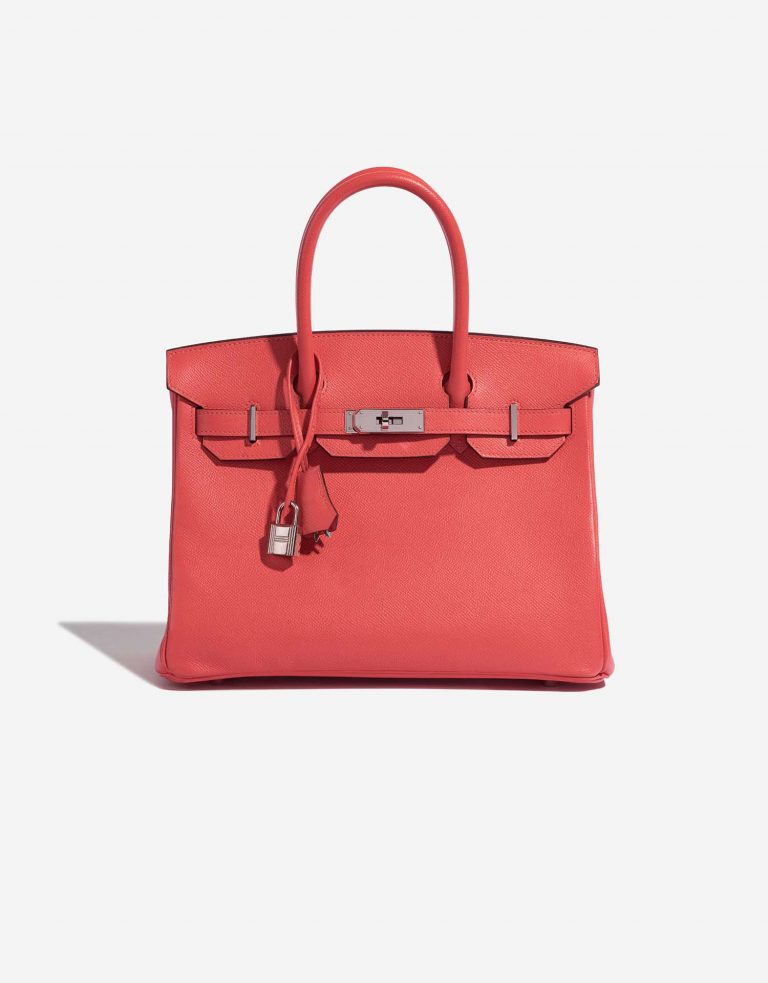 Pre-owned Hermès bag Birkin 30 Epsom Rouge Pivoine Orange | Sell your designer bag on Saclab.com