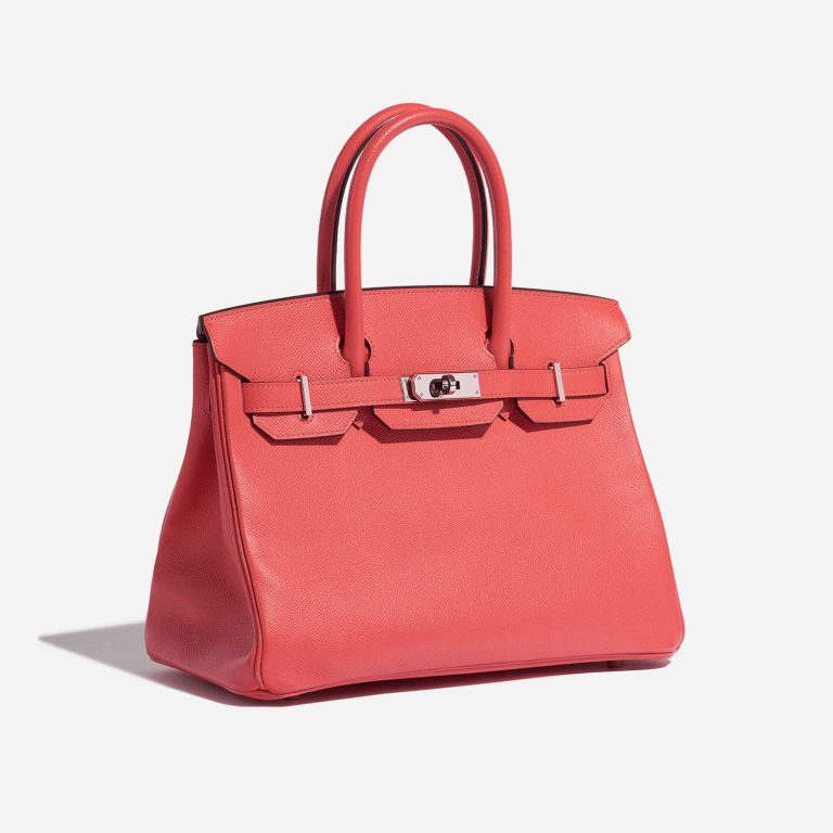 Sac Hermès Birkin 30 Epsom Rouge Pivoine Orange Side Front | Vendez votre sac de créateur sur Saclab.com