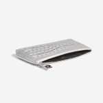 Pre-owned Chanel bag Keyboard Clutch Calf Silver Silver Inside | Sell your designer bag on Saclab.com