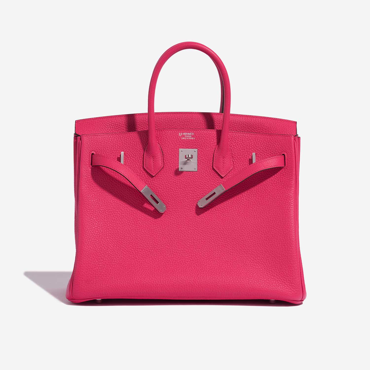 Pre-owned Hermès Tasche Birkin HSS 35 Taurillon Clemence Rose Extreme / Rose Pourpre Rose Front Open | Verkaufen Sie Ihre Designer-Tasche auf Saclab.com