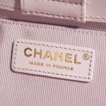 Pre-owned Chanel bag 19 Camera Bag Calf Lavender Pink Logo | Sell your designer bag on Saclab.com