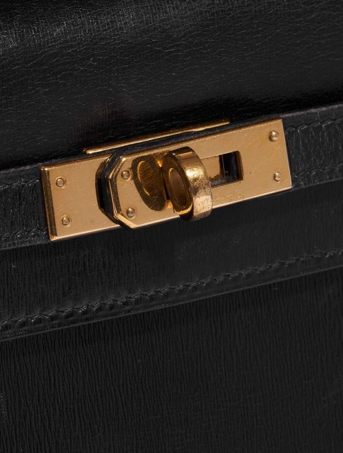 Pre-owned Hermès bag Kelly Mini Box Black Black Closing System | Sell your designer bag on Saclab.com
