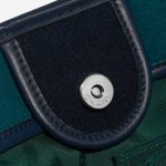 Pre-owned Chanel bag Deauville Large Wool Blue / Turquoise Blue Closing System | Sell your designer bag on Saclab.com