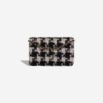 Pre-owned Chanel bag Timeless WOC Tweed Black / White Black, White Front | Sell your designer bag on Saclab.com