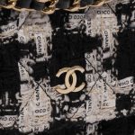 Pre-owned Chanel bag Timeless WOC Tweed Black / White Black, White Closing System | Sell your designer bag on Saclab.com