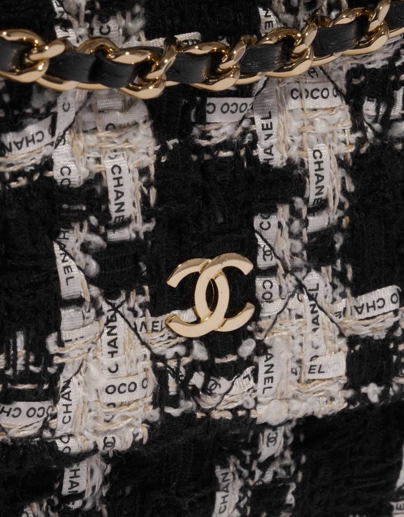 Chanel Timeless WOC Tweed Black / White | SACLÀB