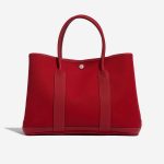Pre-owned Hermès bag Garden Party 36 Toile Militaire / Veau Negonda Rouge Piment Red Back | Sell your designer bag on Saclab.com