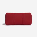 Pre-owned Hermès bag Garden Party 36 Toile Militaire / Veau Negonda Rouge Piment Red Bottom | Sell your designer bag on Saclab.com