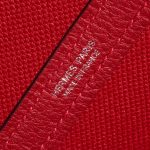Pre-owned Hermès bag Garden Party 36 Toile Militaire / Veau Negonda Rouge Piment Red Logo | Sell your designer bag on Saclab.com