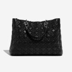 Pre-owned Dior bag Shopper Lamb Black Black Back | Sell your designer bag on Saclab.com