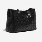 Pre-owned Dior bag Shopper Lamb Black Black Side Front | Sell your designer bag on Saclab.com