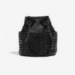 Pre-owned Chanel bag Bucket Bag Mesh / Calf Black Black Back | Sell your designer bag on Saclab.com