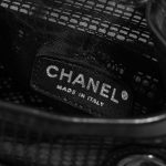 Pre-owned Chanel bag Bucket Bag Mesh / Calf Black Black Logo | Sell your designer bag on Saclab.com