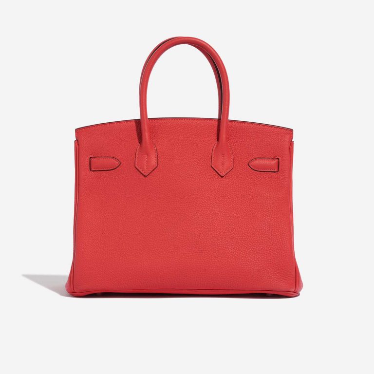 Pre-owned Hermès bag Birkin 30 Togo Rouge Piment Red Back | Sell your designer bag on Saclab.com