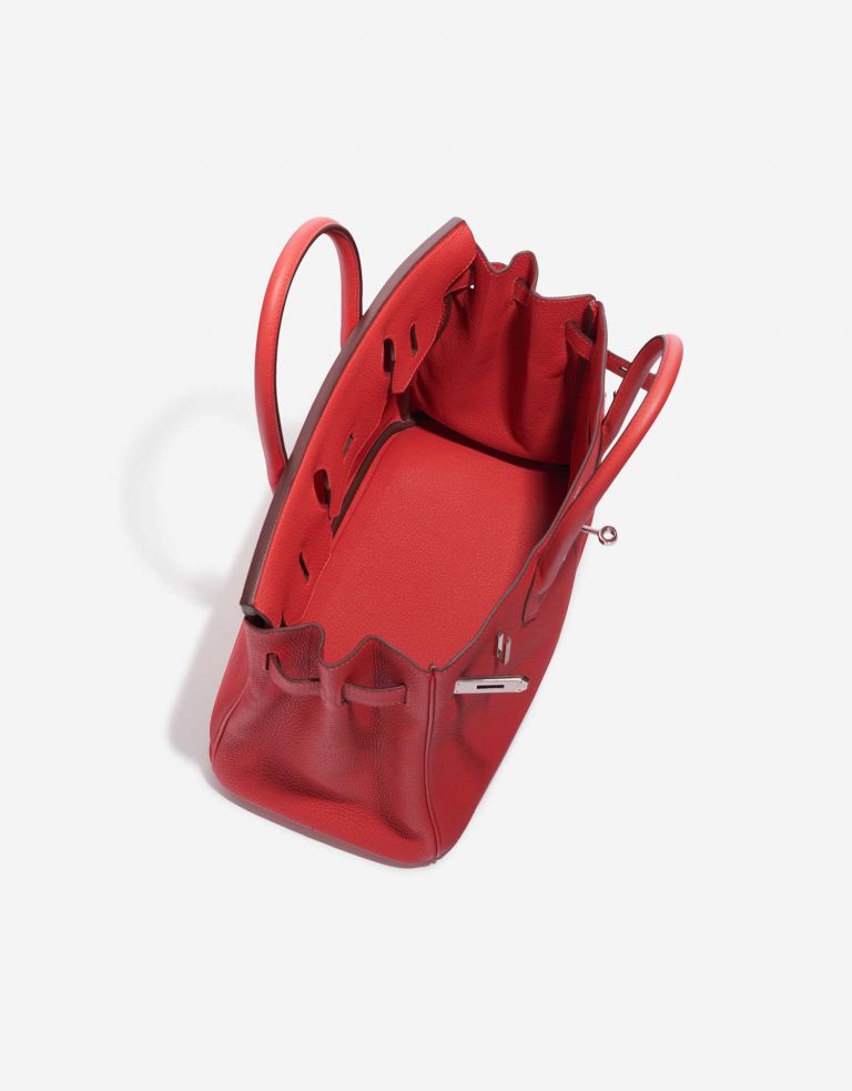 Pre-owned Hermès bag Birkin 30 Togo Rouge Piment Red Inside | Sell your designer bag on Saclab.com