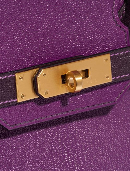 Pre-owned Hermès bag Birkin HSS 30 Chèvre Mysore Anémone / Raisin Violet Closing System | Sell your designer bag on Saclab.com